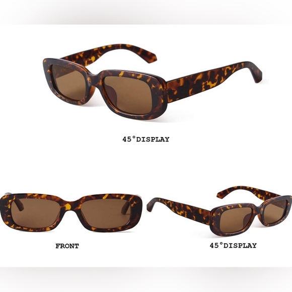 NWOT tortoise shell retro sunglasses - Picture 3 of 4